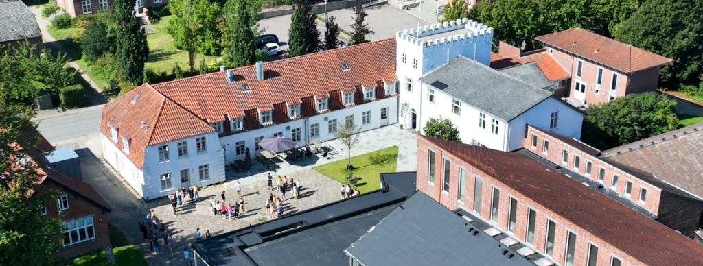 Uldum Højskole set fra luften